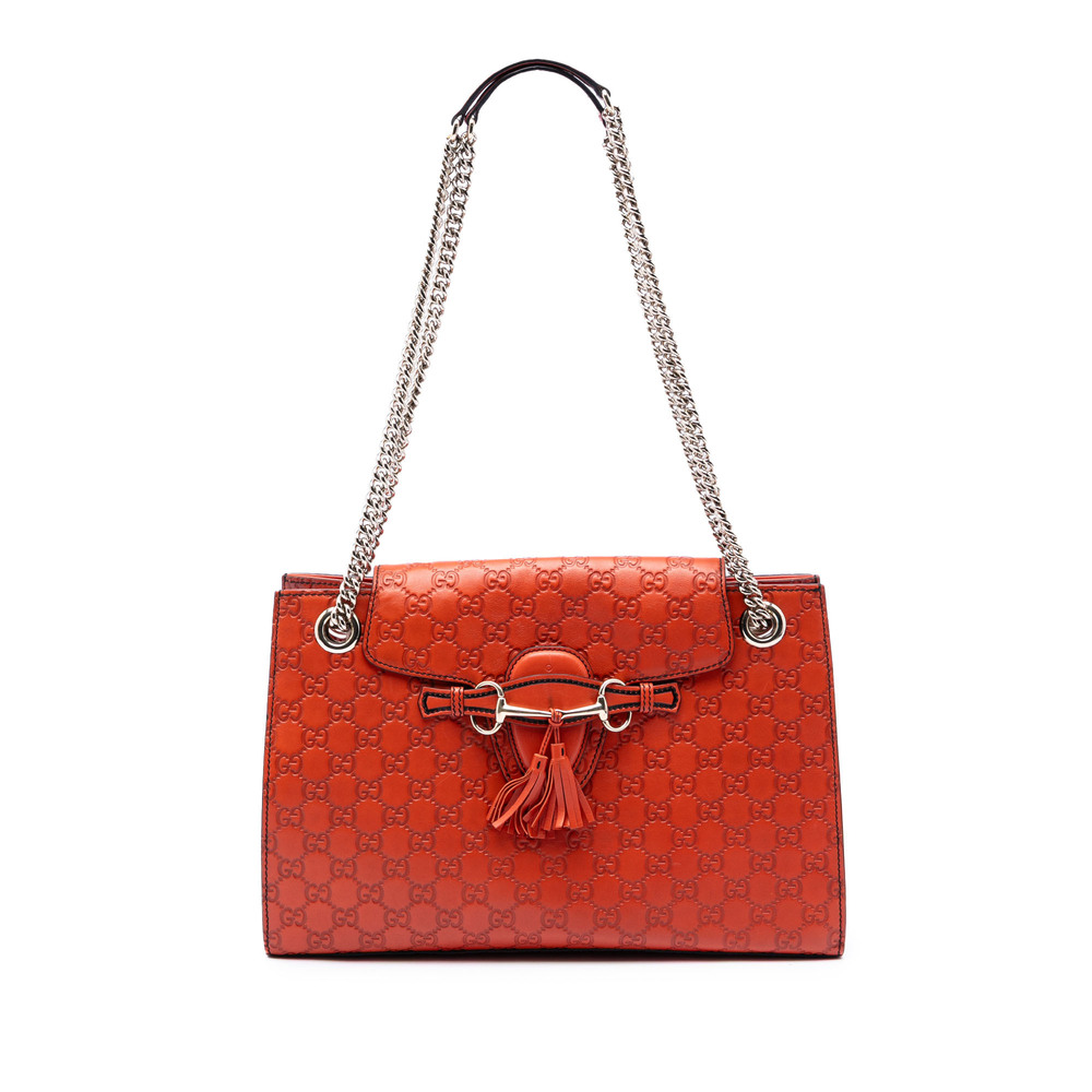 Pre-Loved Gucci Large Guccissima Emily Shoulder Bag
